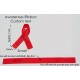 Awareness ribbon, custom print, Small, 10pcs